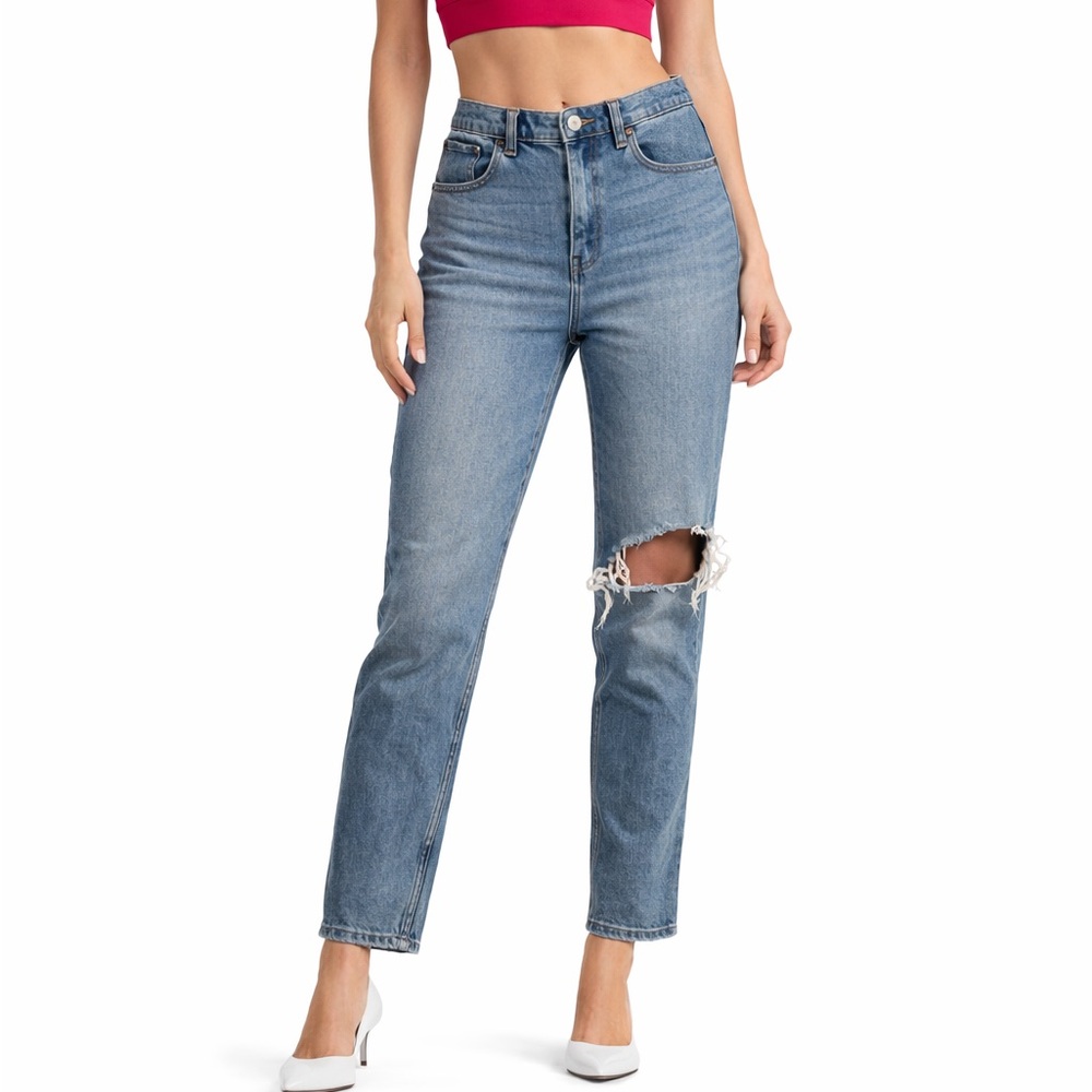 Abercrombie Curve Love Ultra High Rise Ankle‎ Straight Jeans Size 29
